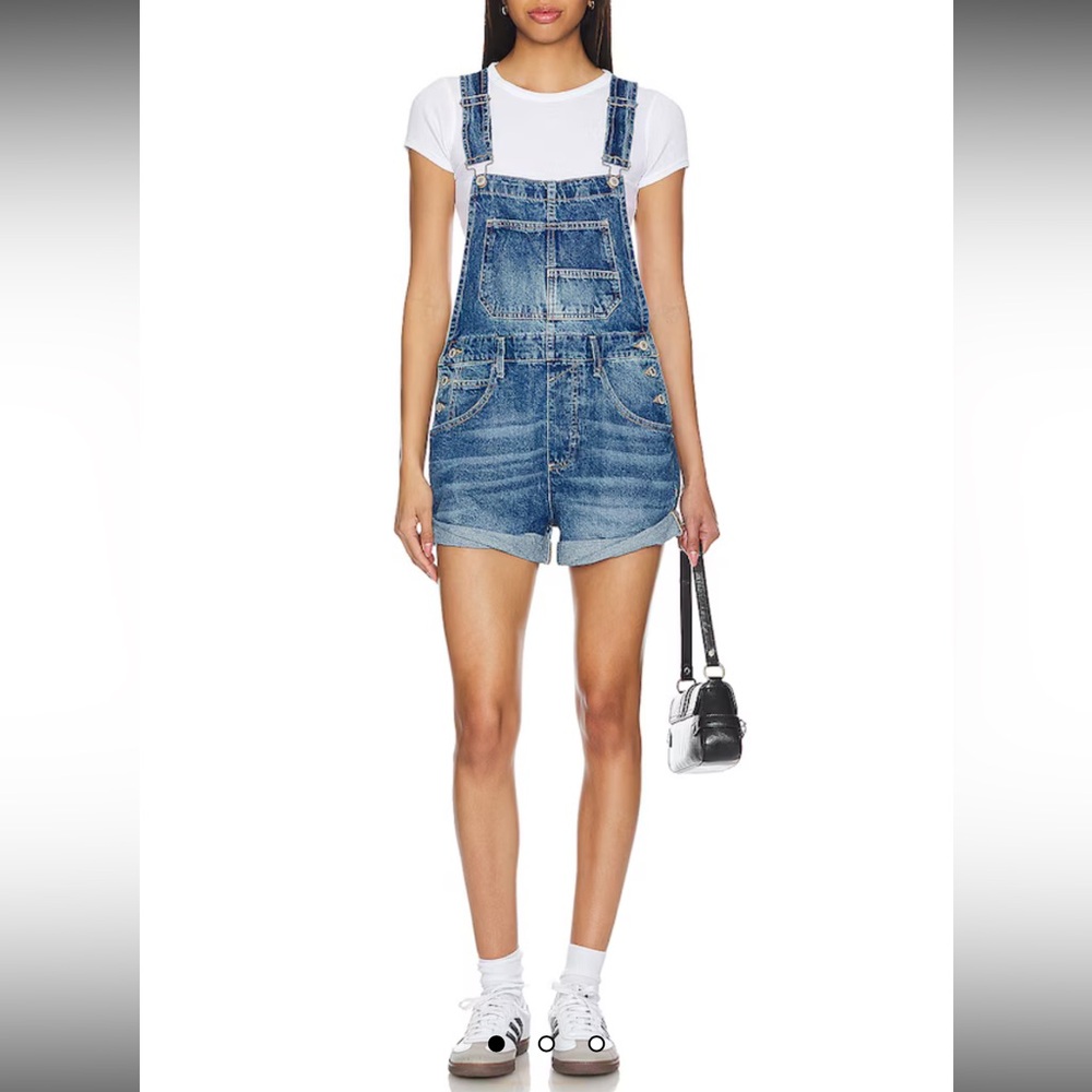 FREE PEOPLE We The Free Ziggy Shortalls, size Small, like new!
